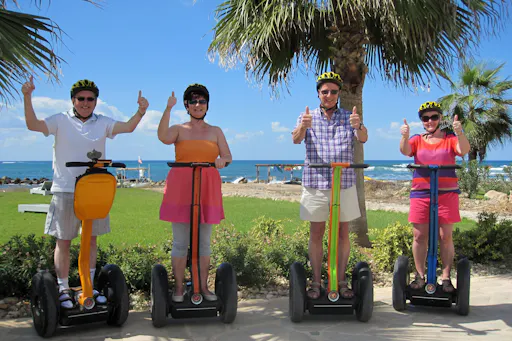 Paphos Electric Scooter Small Group Tour Ticket