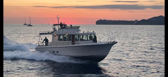 Crociera in yacht privato di lusso a Santorini con pasti e bevande