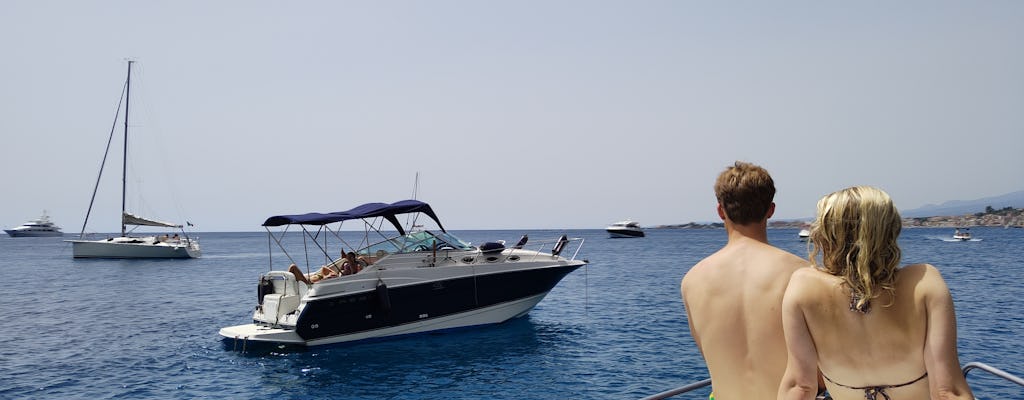 Tour privato in barca di mezza giornata della baia di Taormina