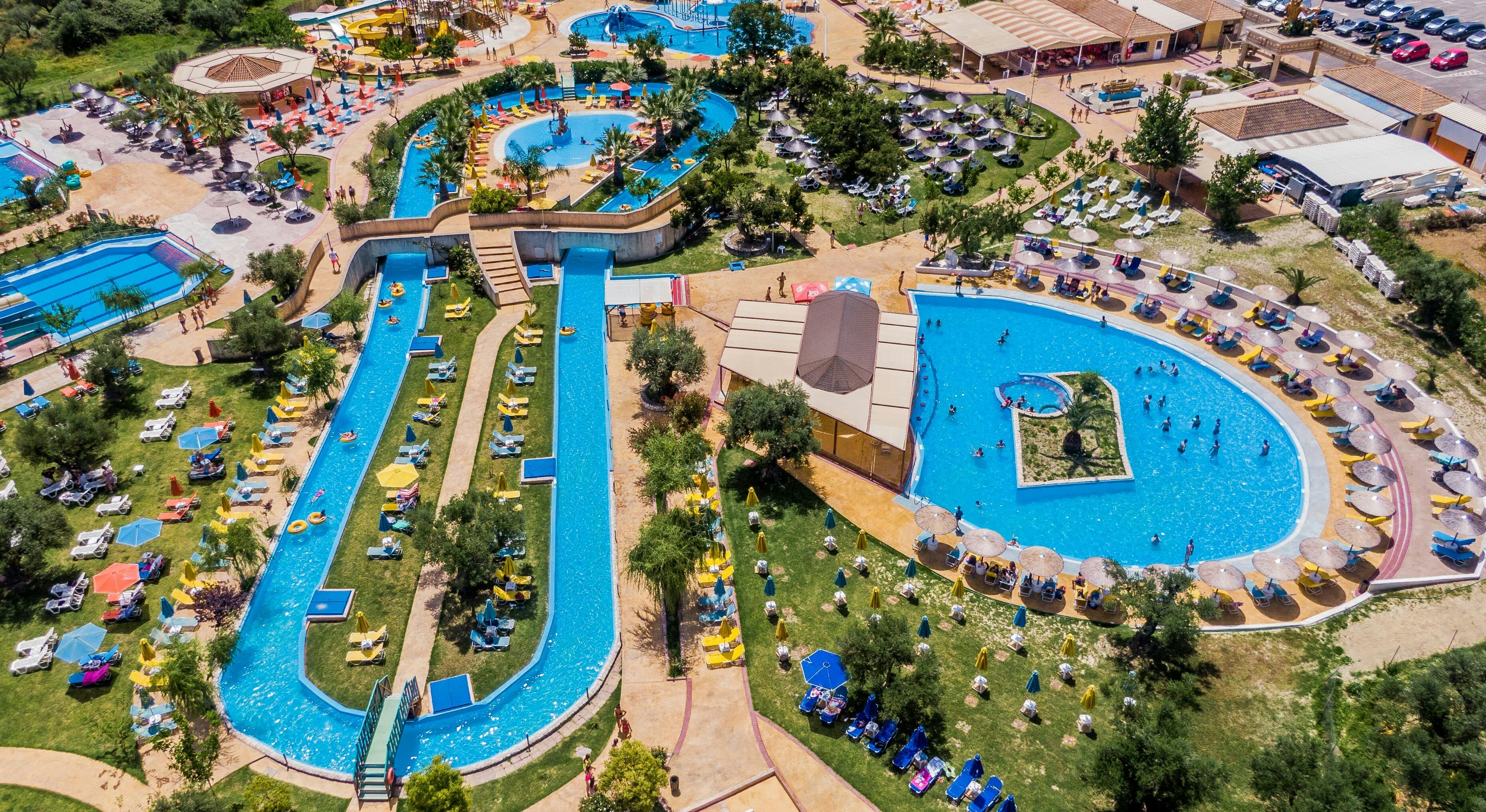 Watervillage Waterpark from Laganas