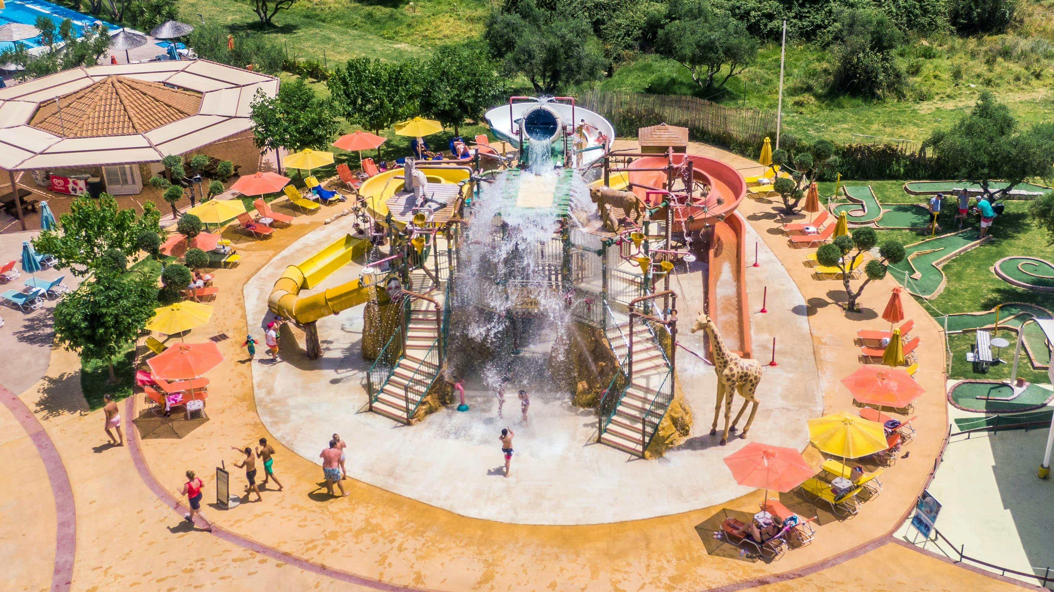 Scene Laganas Water Village Waterpark