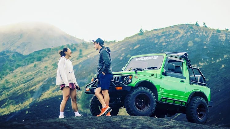 Mount Batur sunrise & Natural Hot Springs 4WD jeep tour