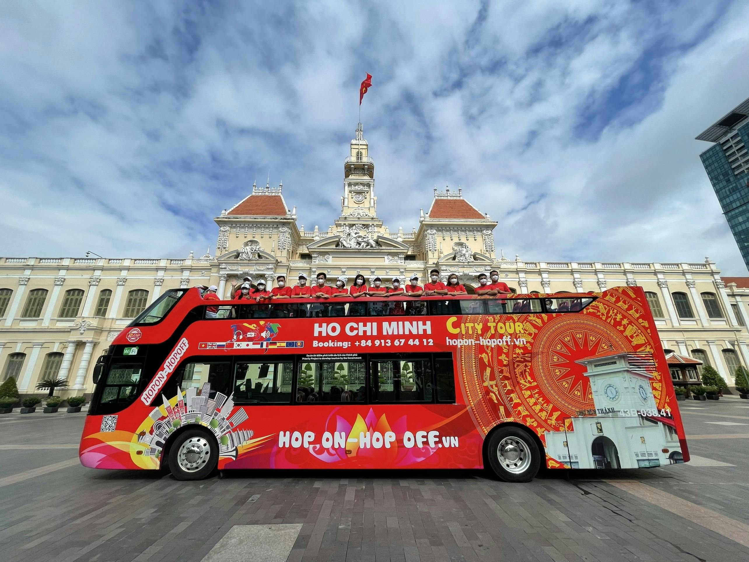 Hop-on-Hop-off-Bustour durch Ho-Chi-Minh-Stadt