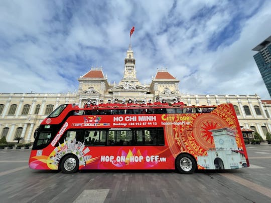Hop-on, hop-off-bustour door Ho Chi Minh-stad