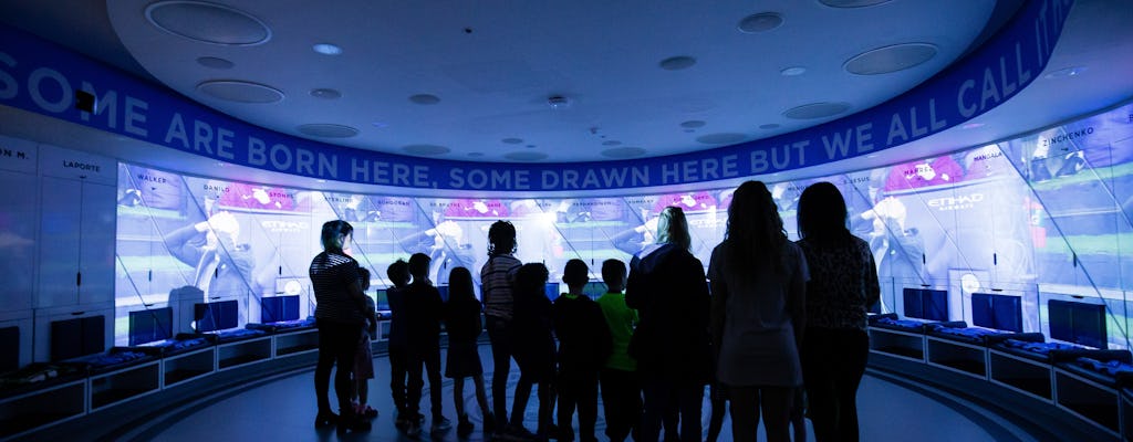 A visita guiada ao estádio do Manchester City