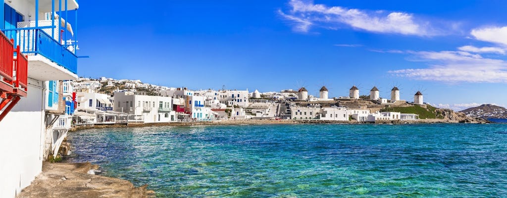 Visita turística de día completo a Mykonos desde Atenas