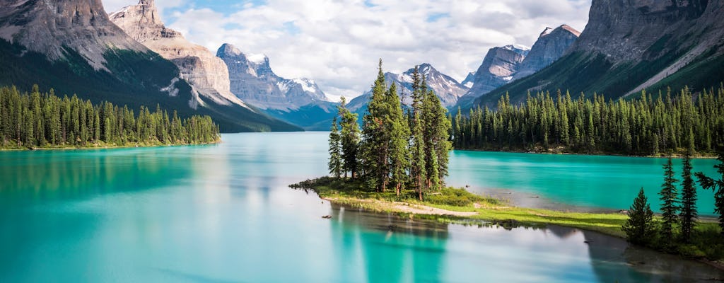 Wildtier- und Wasserfalltour im Maligne Valley mit Kreuzfahrt