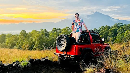Mount Batur sunrise & Natural Hot Springs 4WD jeep tour