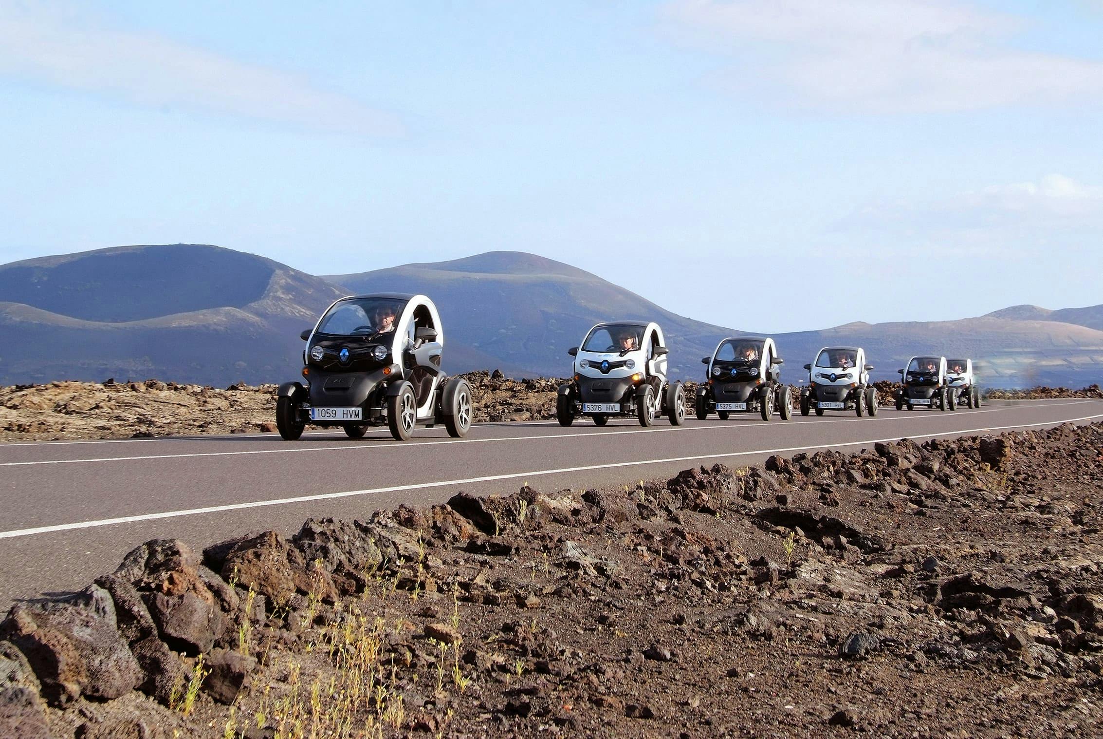 Visite du Timanfaya en twizy électrique