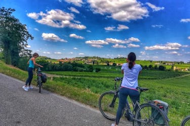 Passeio de bicicleta por Lugana e pelas aldeias de Risorgimento