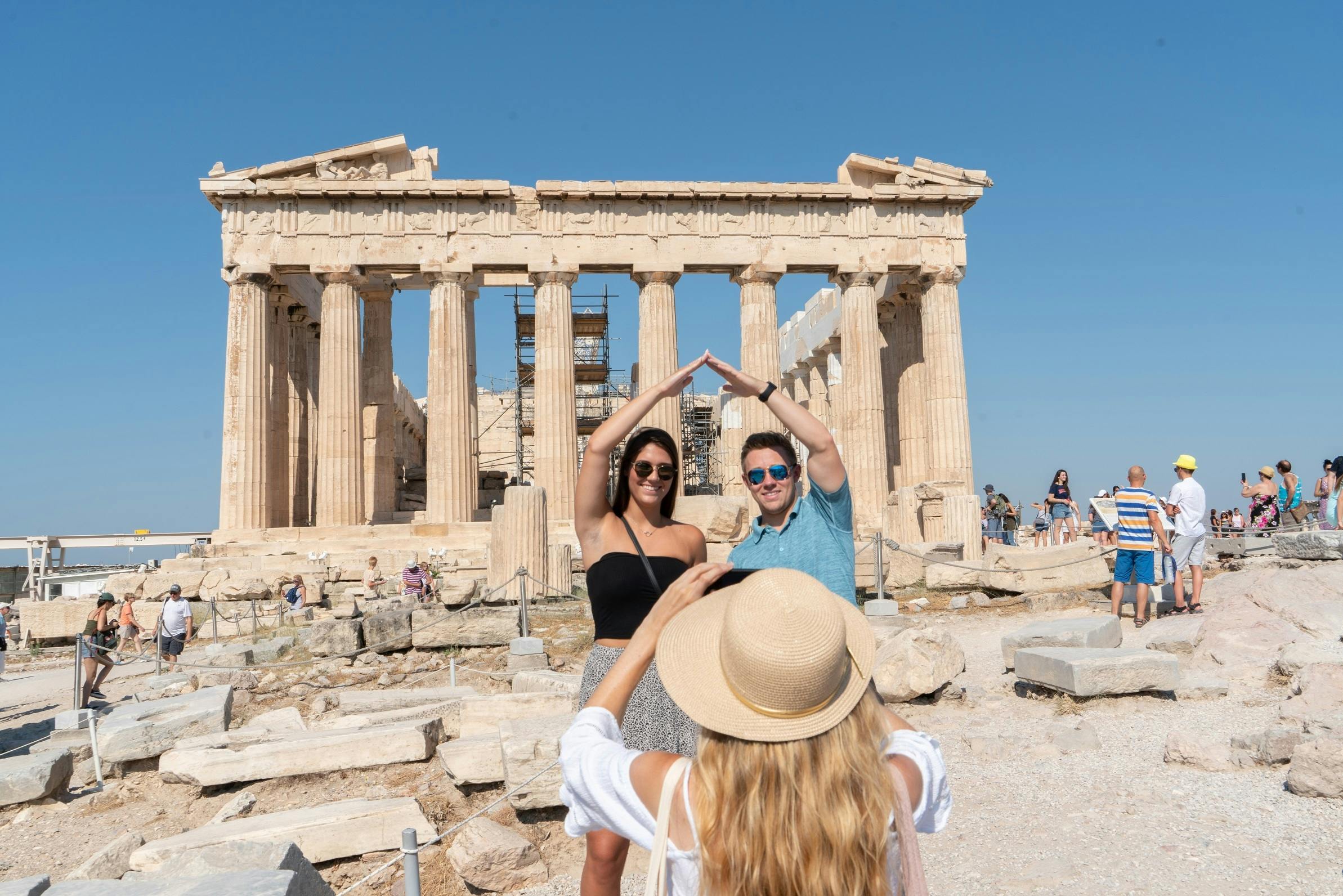 Privé rondleiding door de mythologiegroep door de Akropolis en het museum