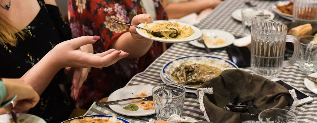 Private Greek gastronomy foodies group walking tour in Athens