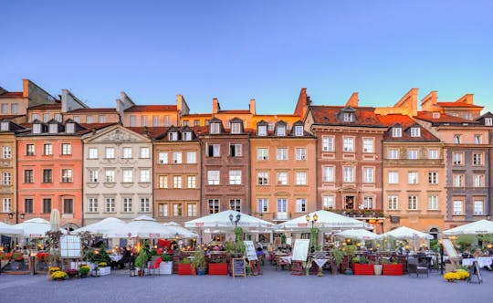 Excursão a pé guiada por áudio pela cidade velha de Varsóvia