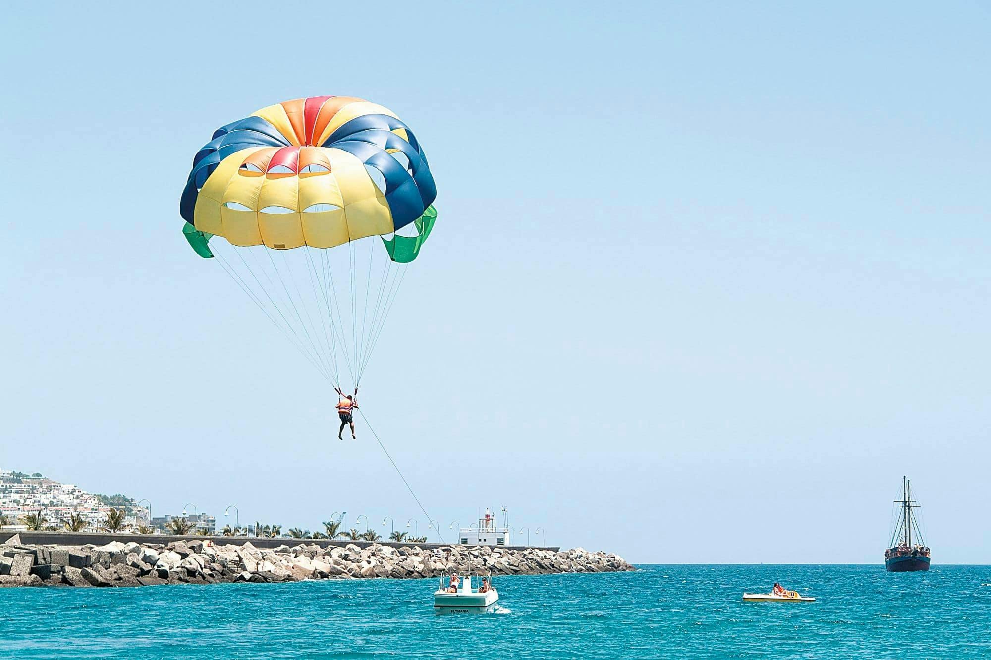 Es Cana Ski Pepe Parasailing Experience