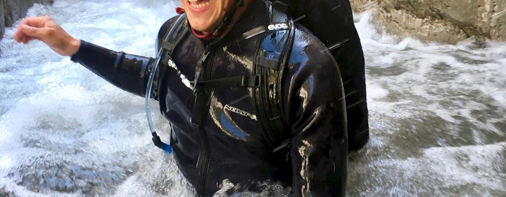 Half-day canyoning in Heart Creek Canyon for beginners