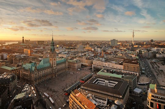 Tour autoguidato con gioco interattivo della città di Amburgo