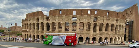 Hop-on-hop-off IOBUS-tour door Rome