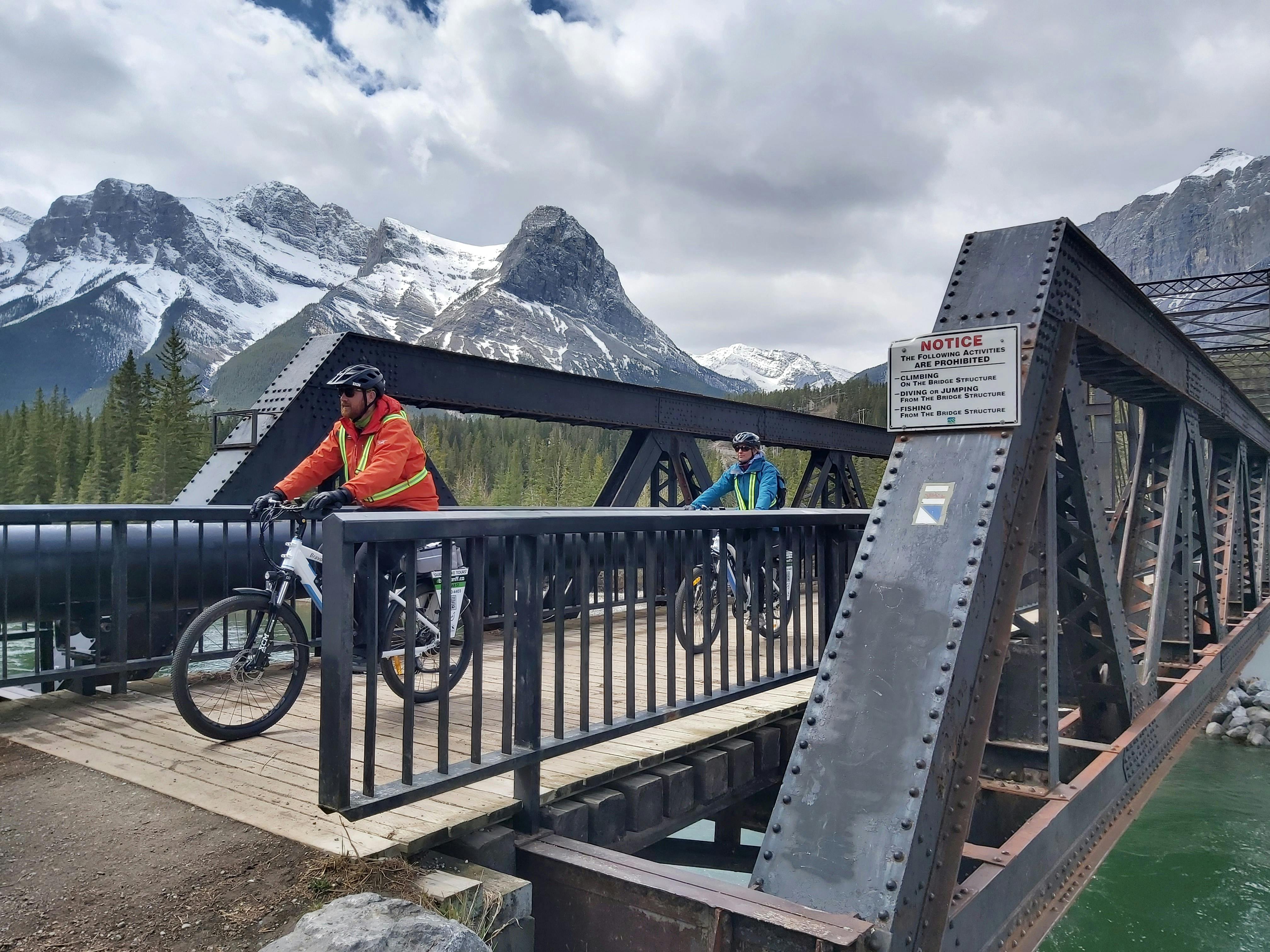Canmore hoogtepunten en beroemde plaatsen e-bike tour