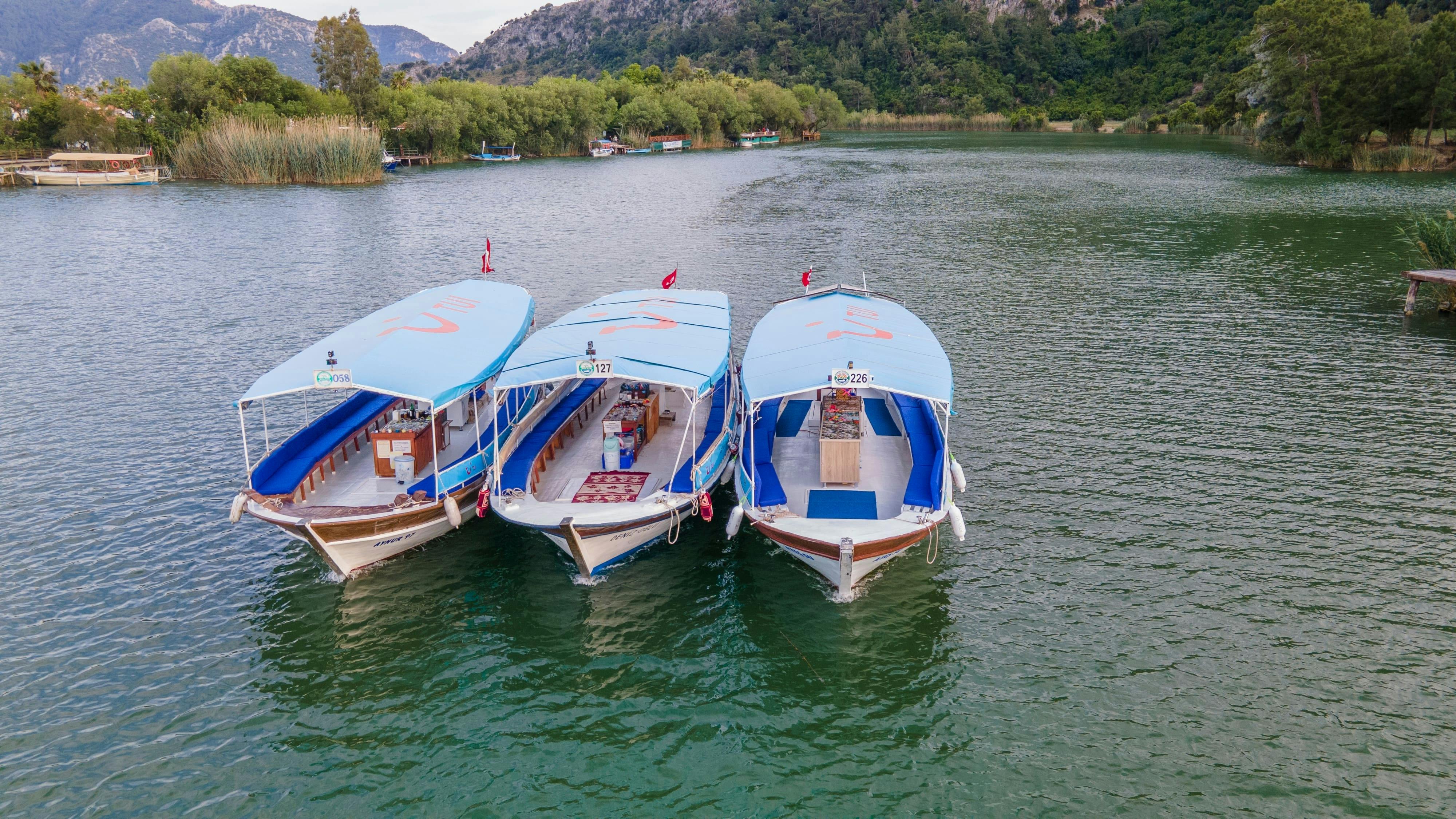 Halve dagtocht Dalyan rivier met bezoek aan het schildpaddenstrand