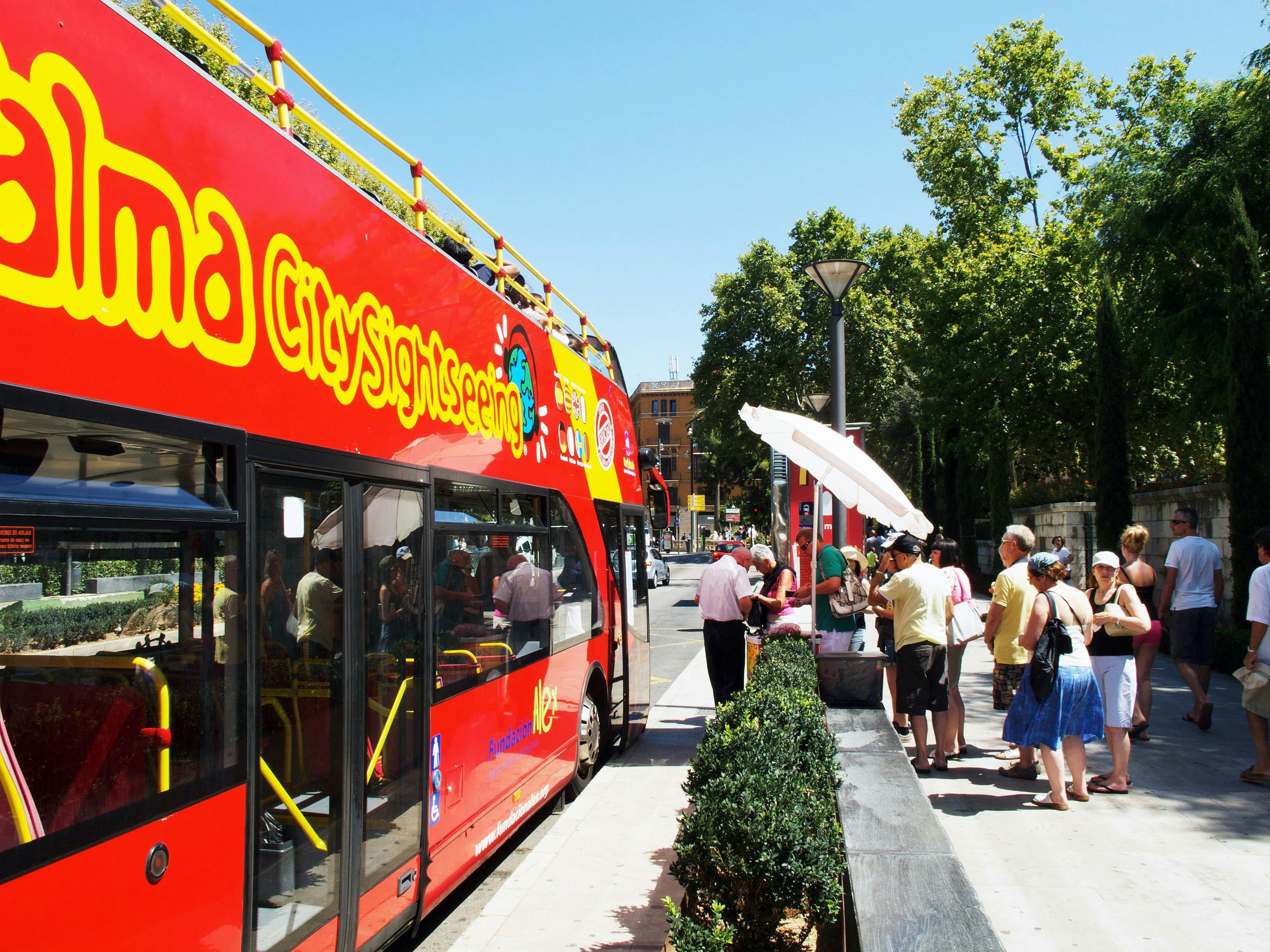 Palma Hop-On Hop-Off Bus Ticket & Sightseeing Boat Cruise