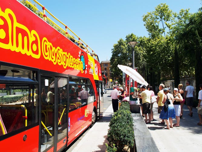 Palma Hop-On Hop-Off Bus Ticket & Sightseeing Boat Cruise