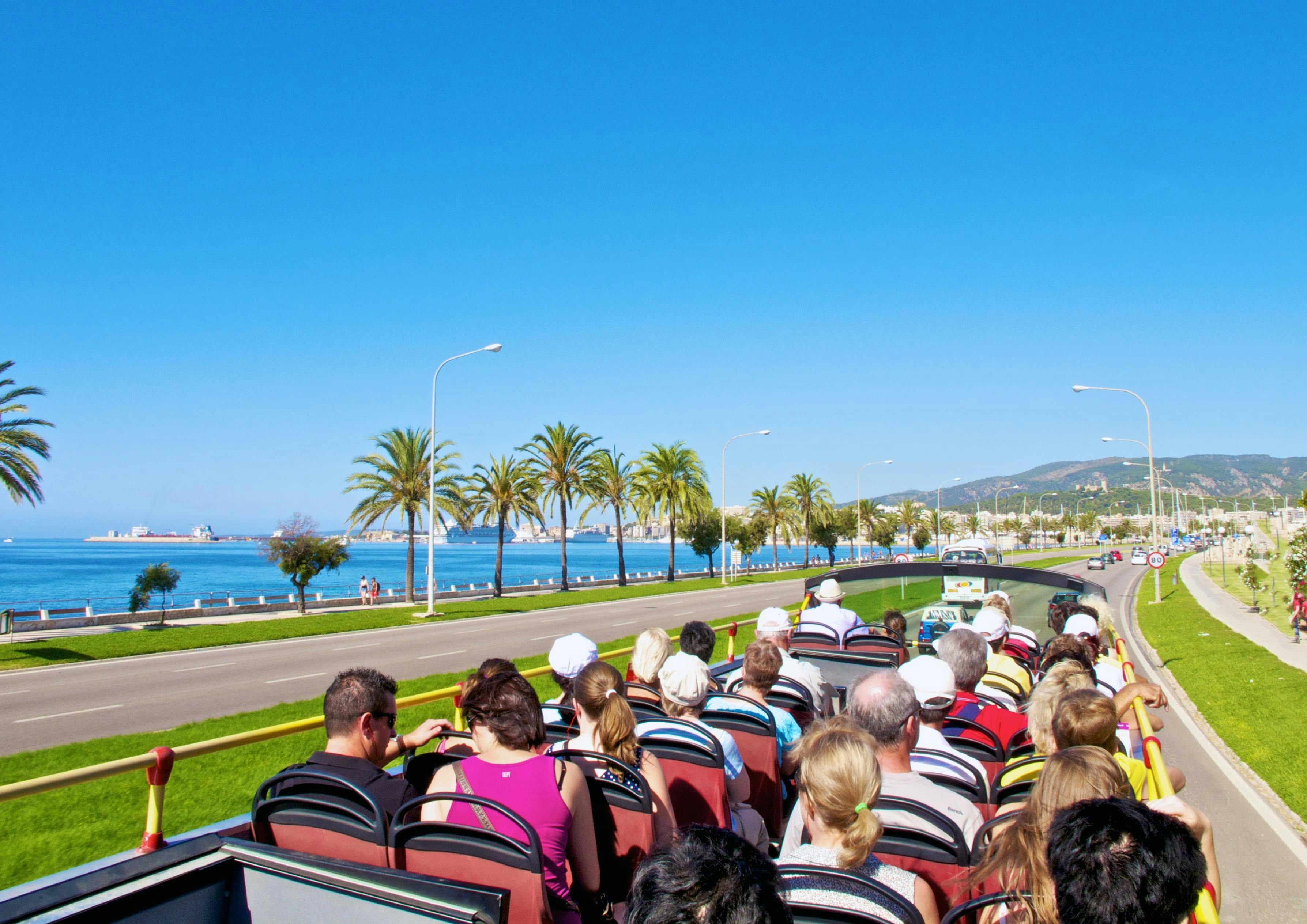 Palma Hop-On Hop-Off Bus Ticket & Sightseeing Boat Cruise