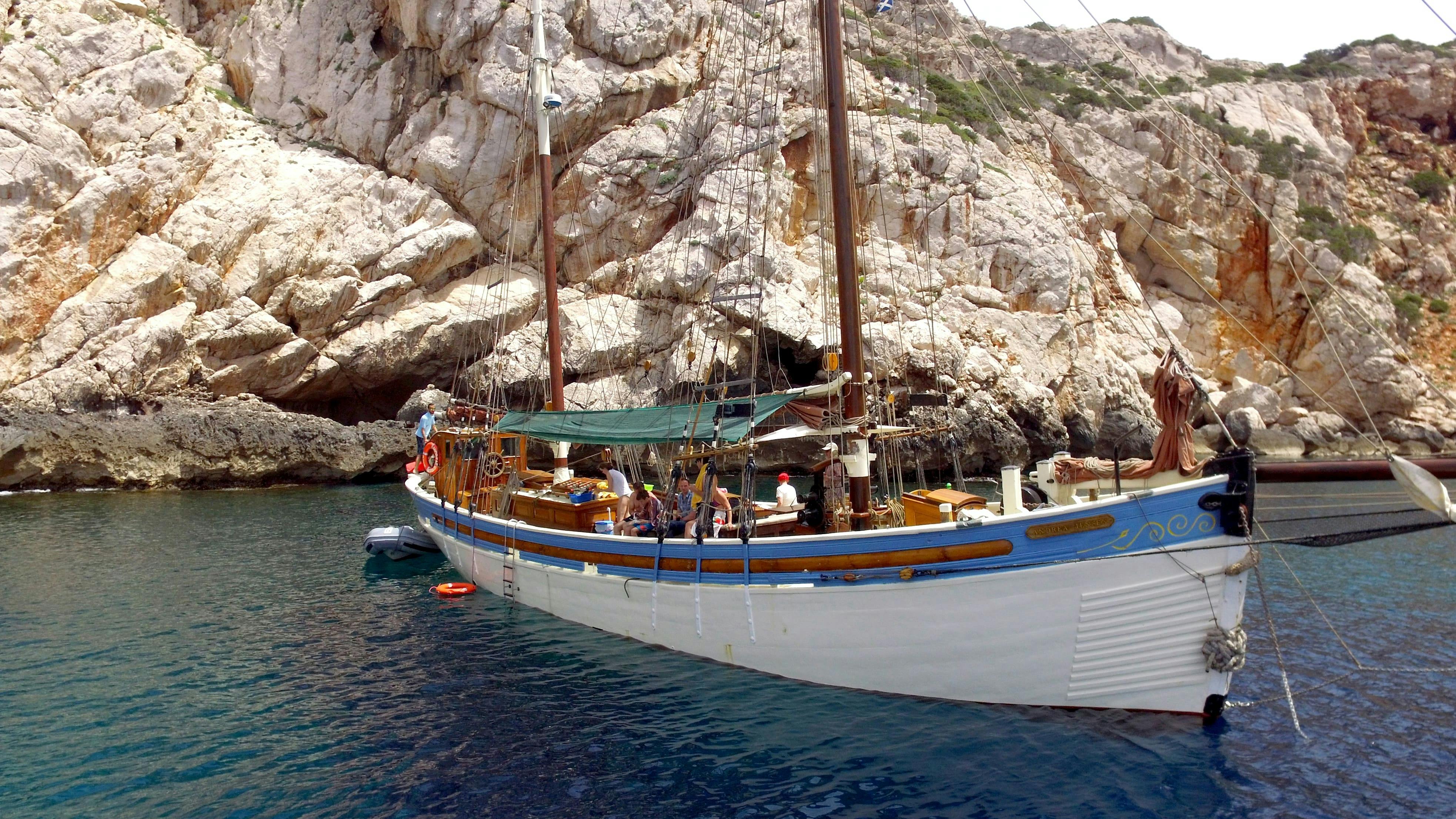Andrea Jensen Sailing Boat Cruise to Capo Caccia