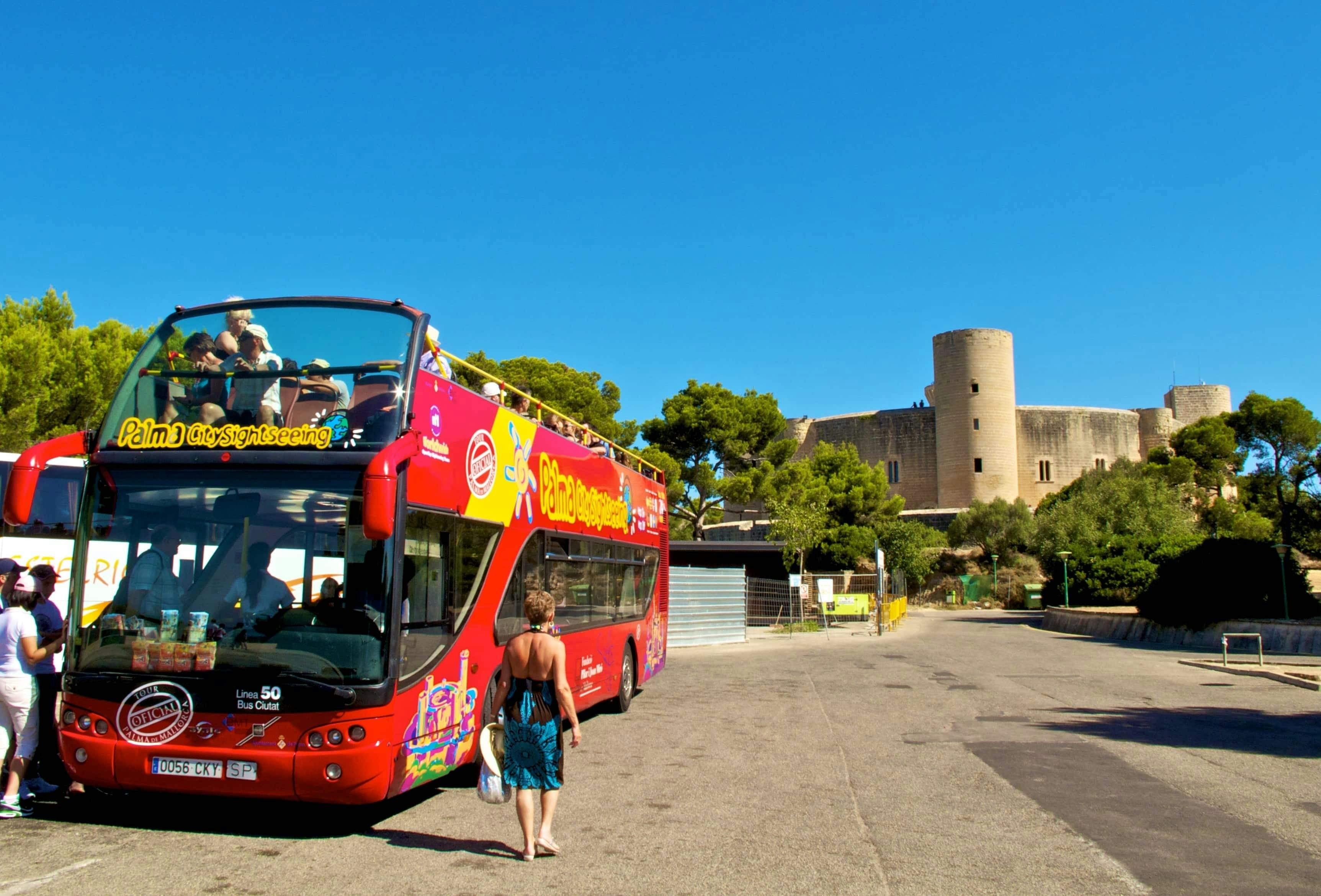 Palma Hop-On Hop-Off Bus Ticket & Sightseeing Boat Cruise