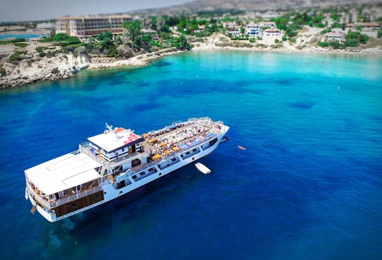 Wavedancer cruise with bbq, fruits, open bar and more from Paphos
