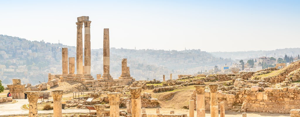 Private 6-hour Amman city sightseeing tour with options and transport from Dead Sea