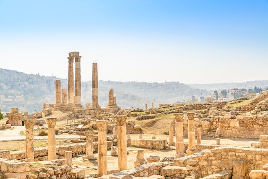 Private 6-hour Amman city sightseeing tour with options and transport from Dead Sea