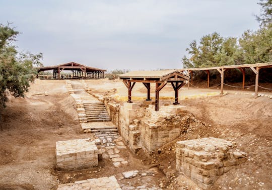 Bethany Baptism Jordan River Site tour with transport from Dead Sea