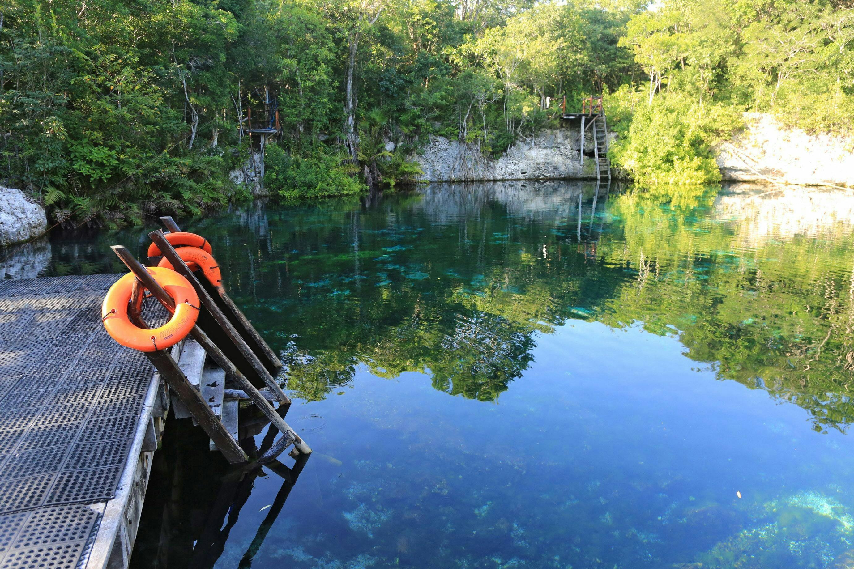 Yal-Ku Lagoon, Aktun-Chen & Pakal Nah Cenote Snorkelling Tour