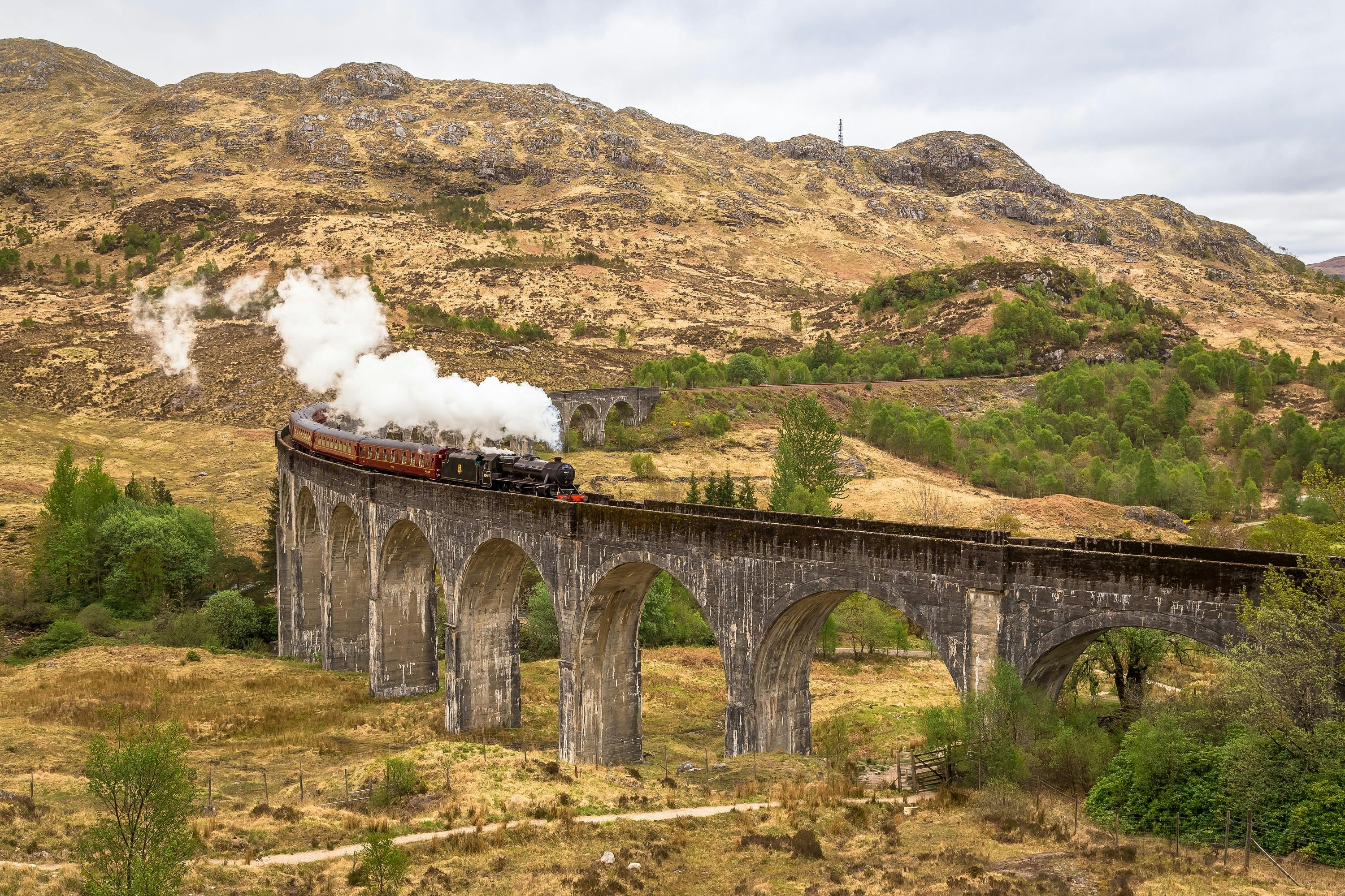 Excursão de 5 dias à Ilha de Skye, Lago Ness e Inverness com trem a vapor Jacobita