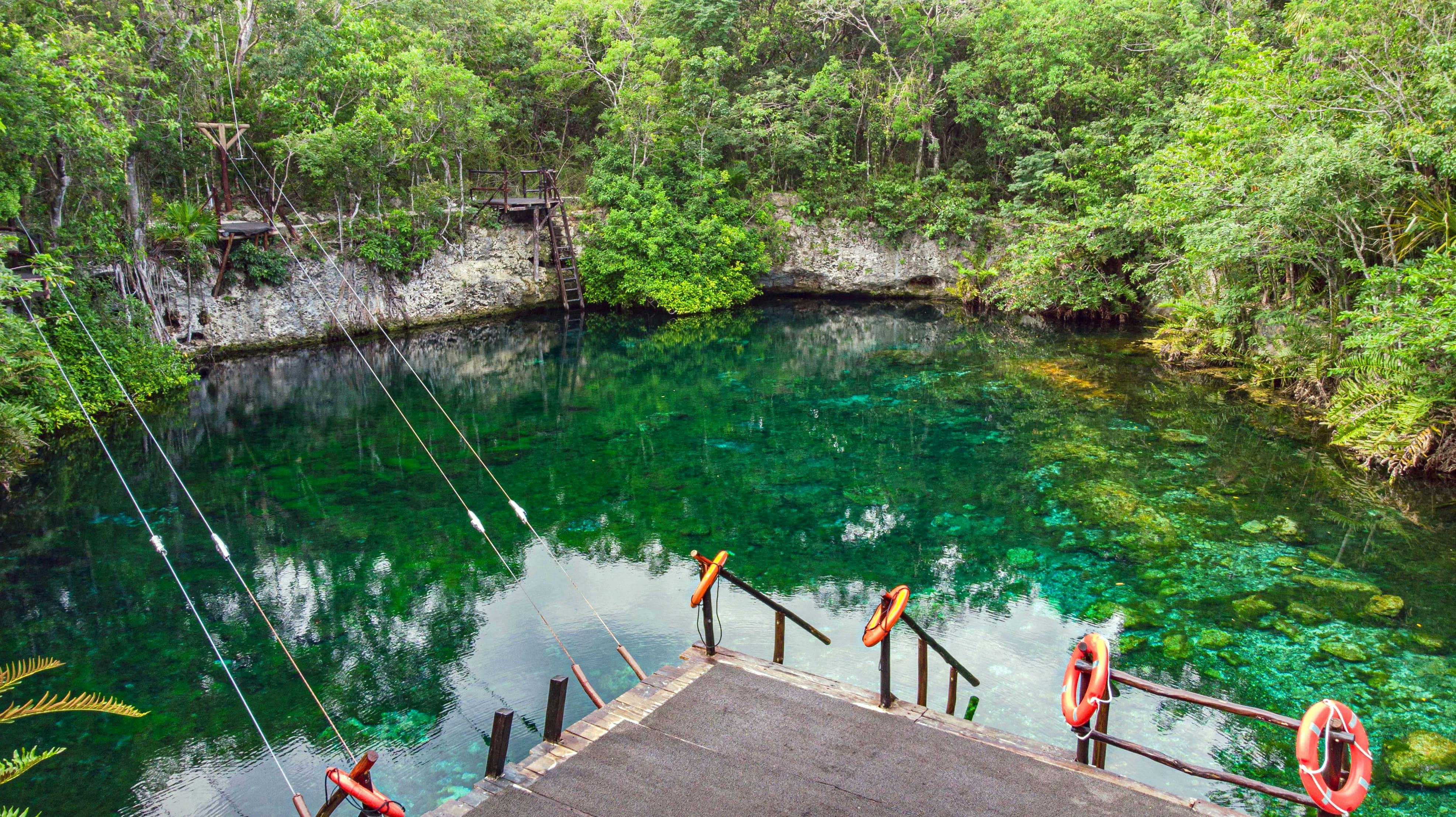 Yal-Ku Lagoon, Aktun-Chen & Pakal Nah Cenote Snorkelling Tour