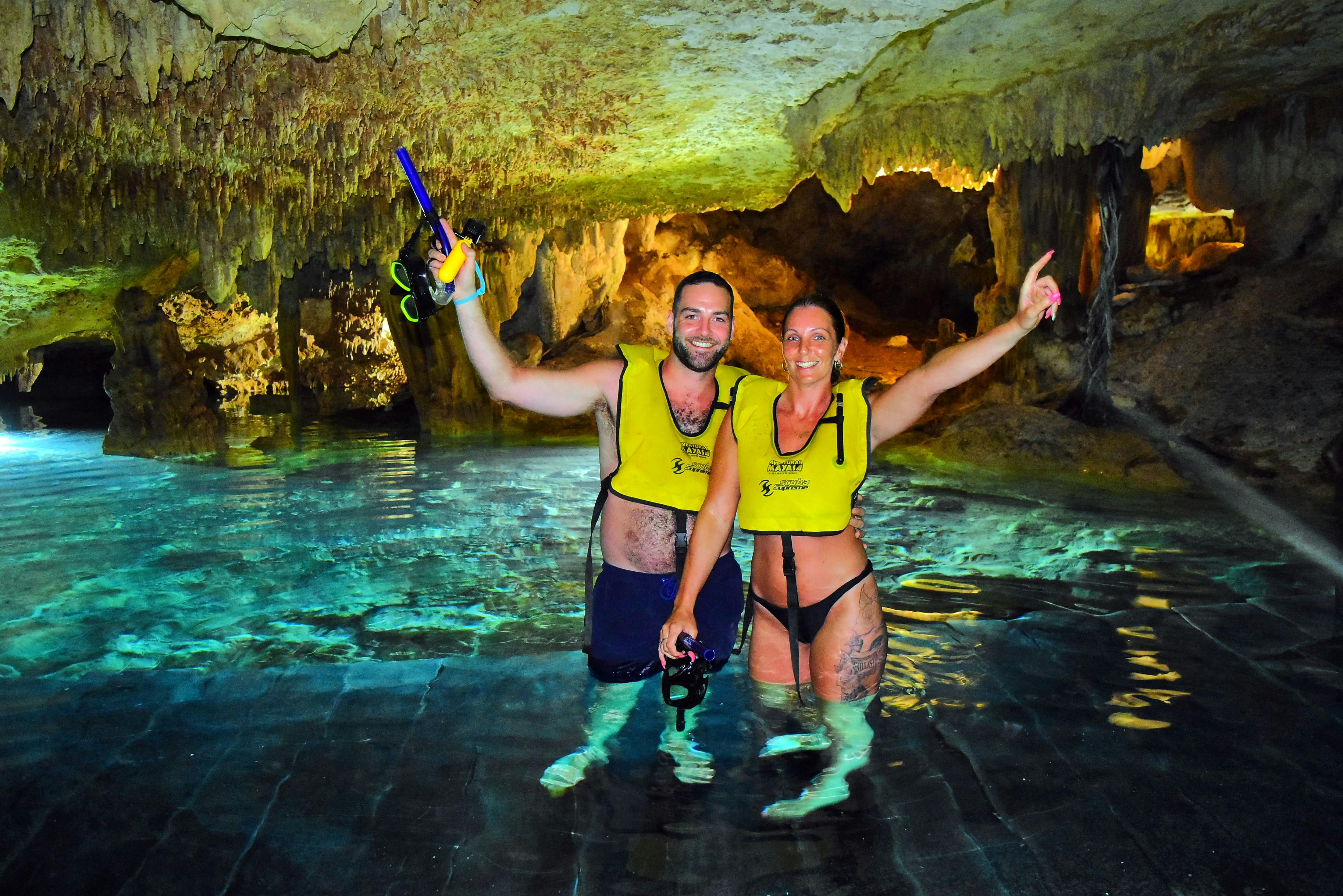 Yal-Ku Lagoon, Aktun-Chen & Pakal Nah Cenote Snorkelling Tour