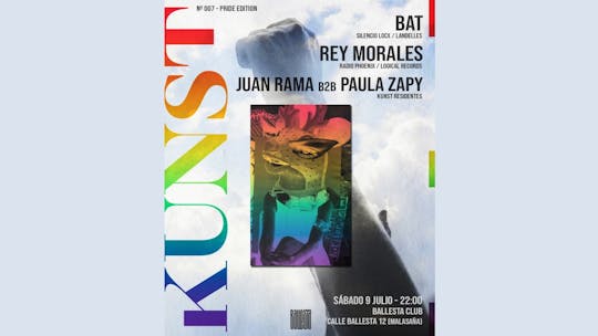 Kunst: Bat + Rey Morales + Juan Rama B2b Paula Zapy