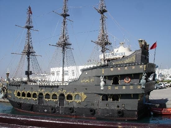 Viaje en barco pirata