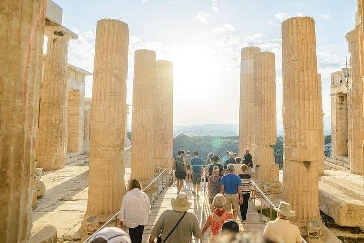 Visita guiada a Atenas com almoço e ingresso sem fila para a Acrópole e museu