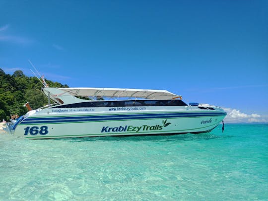 Phi Phi Early Bird and 4 Islands by speedboat from Krabi