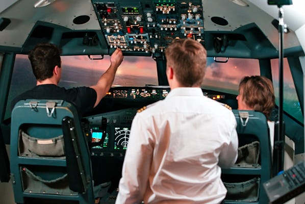 60 minuten ervaringsvlucht in Boeing B747 vluchtsimulator Keulen