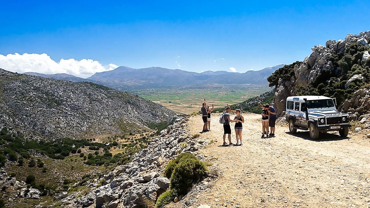 Visite des montagnes de Crète en 4x4 avec déjeuner dans une taverne