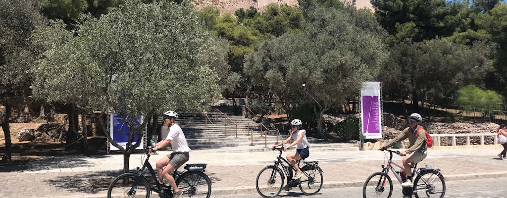 Visite en vélo électrique des meilleures attractions classiques d'Athènes