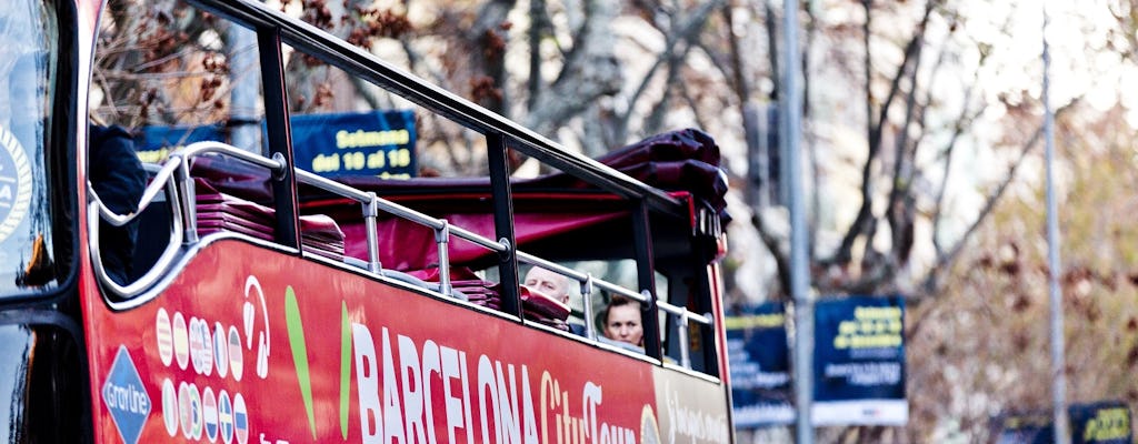 Barcelona city tour hop-on hop-off bus tickets
