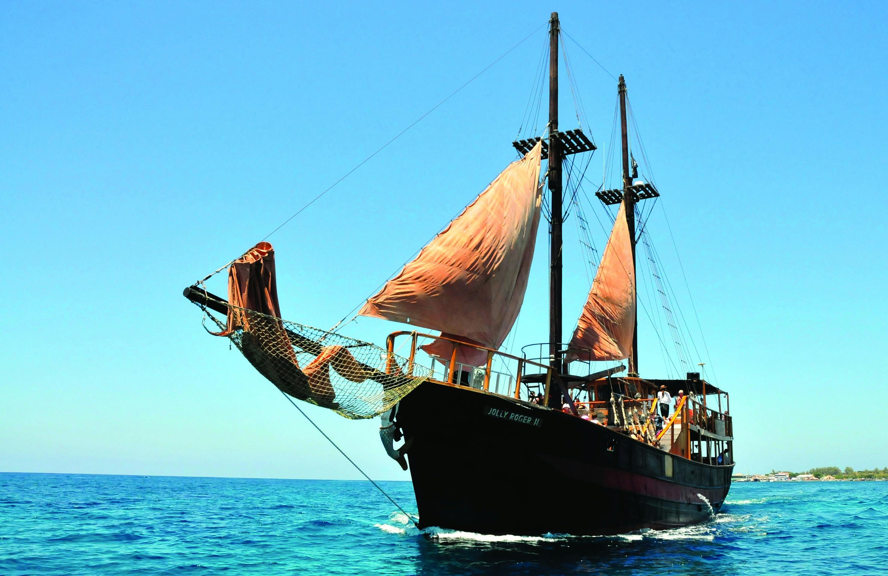 Jolly Roger pirate adventure cruise from Paphos