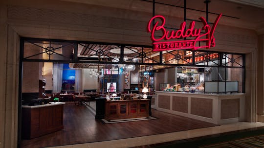Three-Course tasting menu at Buddy V's and helicopter night flight