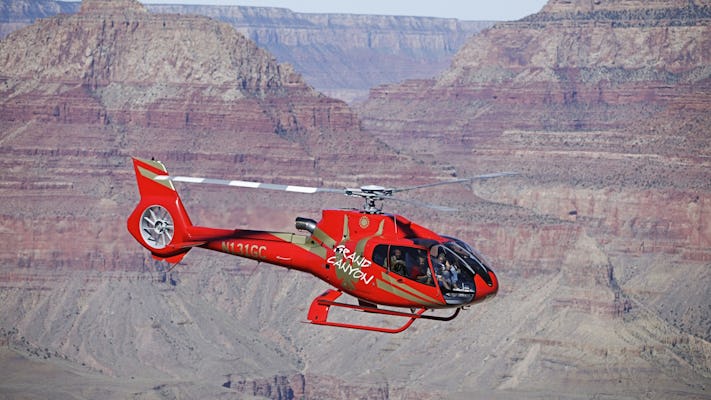 Helikopter-Feier-Führung mit Blick auf den Las Vegas Strip