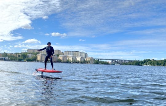 eFoil lesson for 1 person in Stockholm with instructor