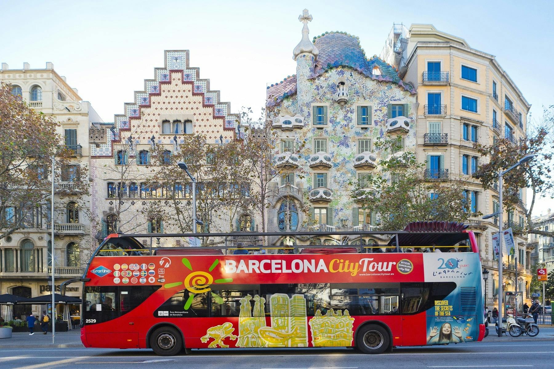Barcelona city tour hop on off bus tickets Musement