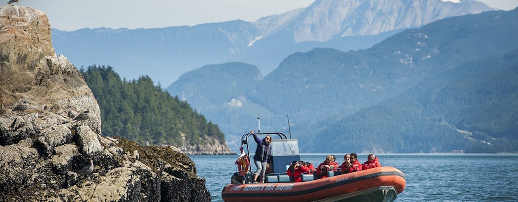 Circle boat tour of Howe Sound with shuttle transfer